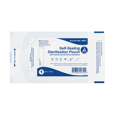4461 Dynarex® Bulk Sterilization/Autoclave Pouches- 3-1/2` x 5-1/4`